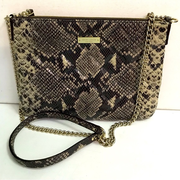 kate spade Handbags - kate spade ‘gold coast - snake embossed crossbody Rare bag